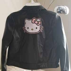 Leather Hello kitty Jacket